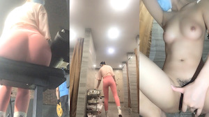 【云妹妹】,健身房女神,换衣间内自慰,极品魔鬼身材,满分好评,自慰呻吟刺激