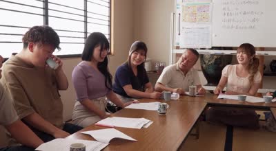OFSD-007 挿れっぱなし町内会議 どんな難しい議案でも巨乳若妻たちと常に挿れっぱなし!常に中出ししまくりの町内会議!白熱する議論とピストン!入り乱れる意見とザーメン!一歩も譲れない大論争&大乱交!